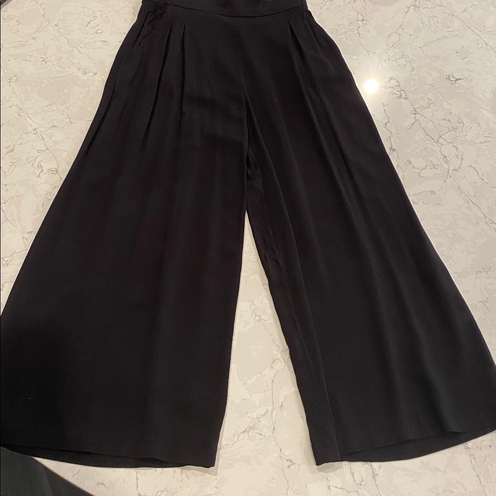H&M Wide-Leg Black Pants